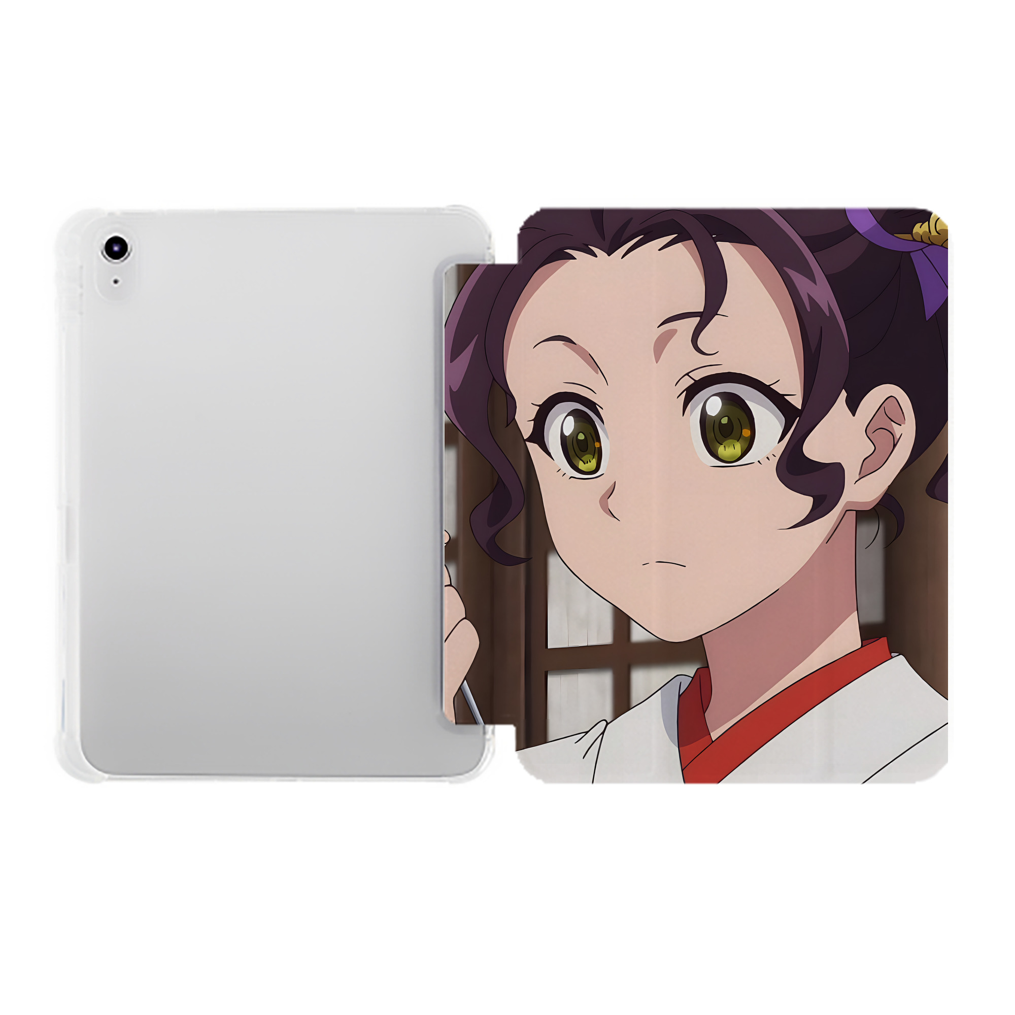 （画像用） 薬屋のひとりごと The Apothecary Diaries IPad ケース ペン収納付き 三つ折りスタンド PUレザー×シリコン 対応機種9.5/10.5/10.9インチ